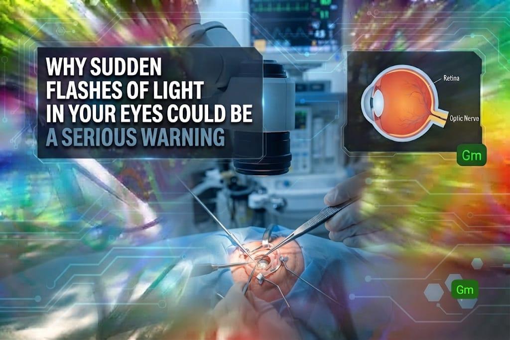 Why Sudden Flashes of Light in Your Eyes Could Be a Serious Warning